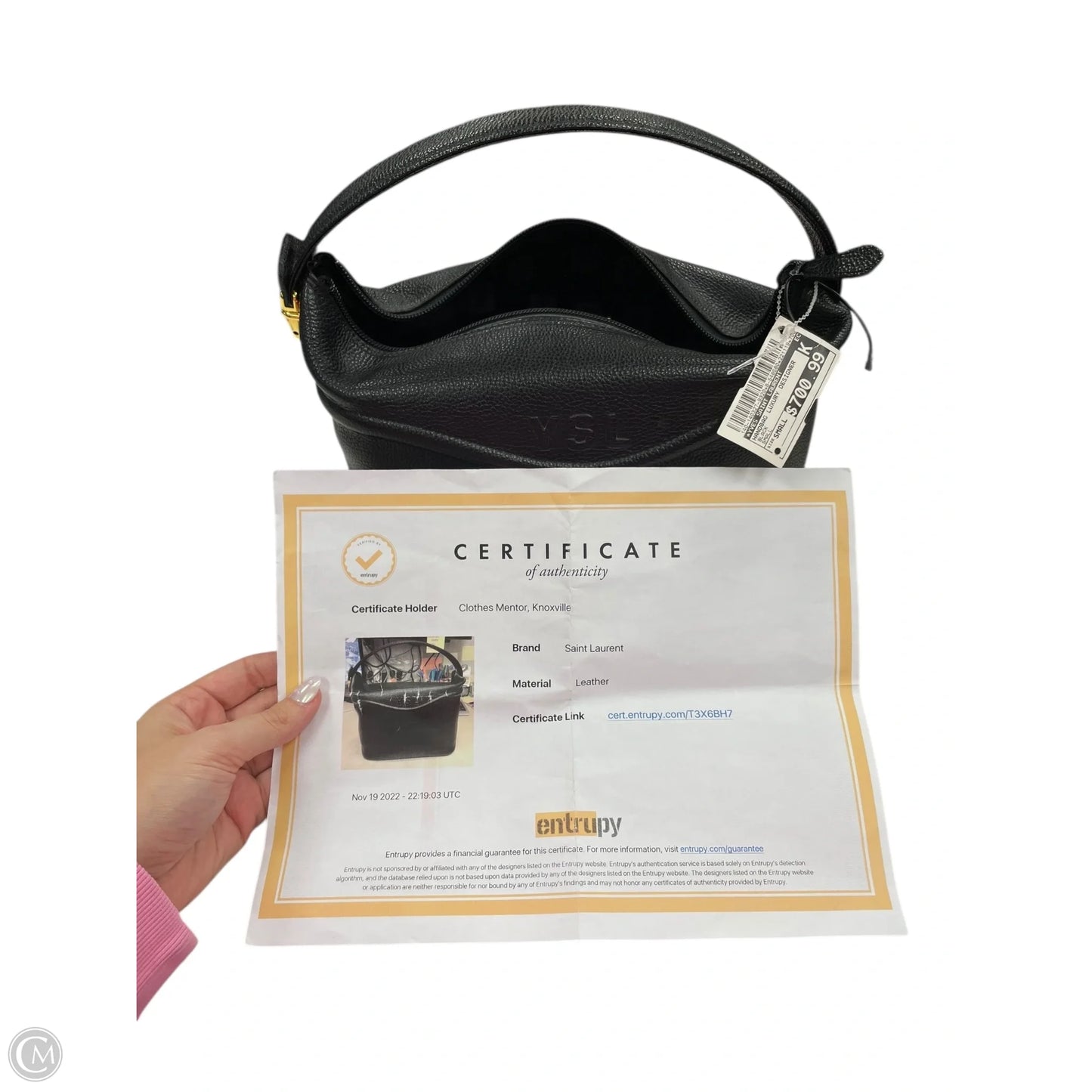 Handbag Luxury Designer By Yves Saint Laurent, Size: Small