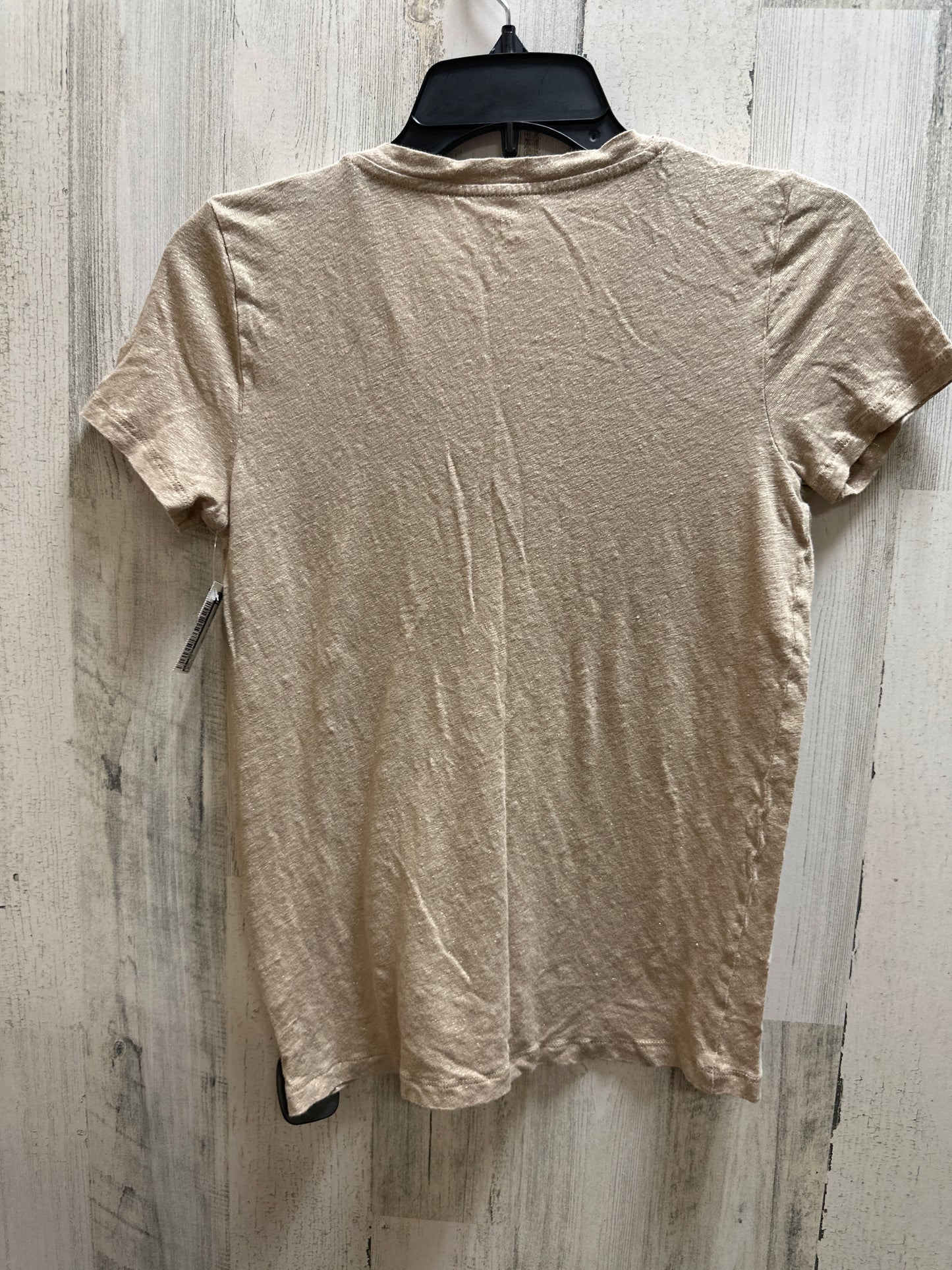 Gold Top Short Sleeve J. Crew, Size S