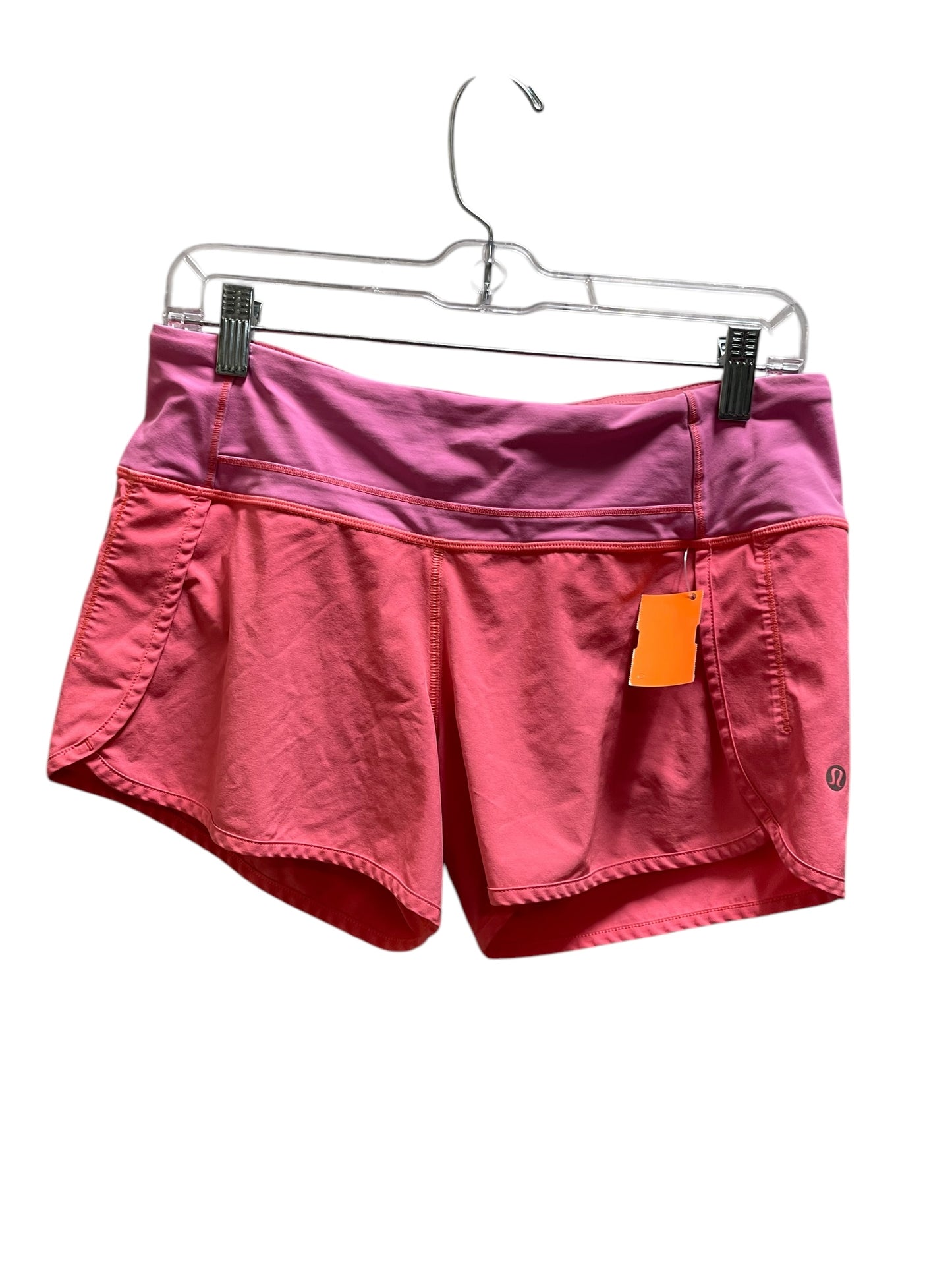 Athletic Shorts By Lululemon In Pink, Size: 6