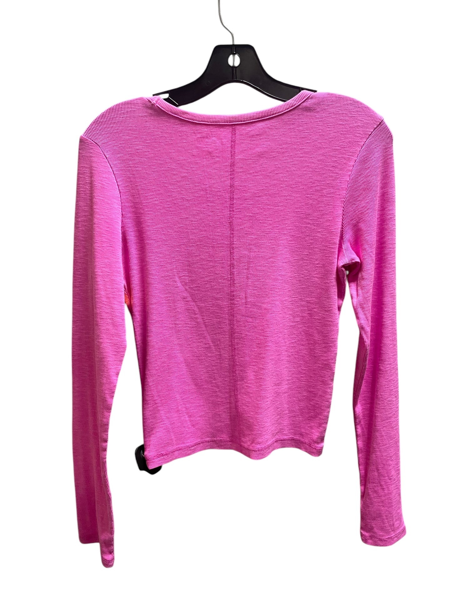 Top Long Sleeve By Universal Thread In Pink, Size: S