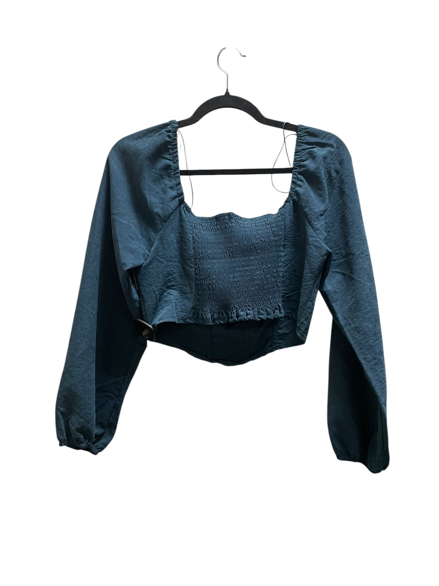 Top Long Sleeve By Clothes Mentor In Blue, Size: L