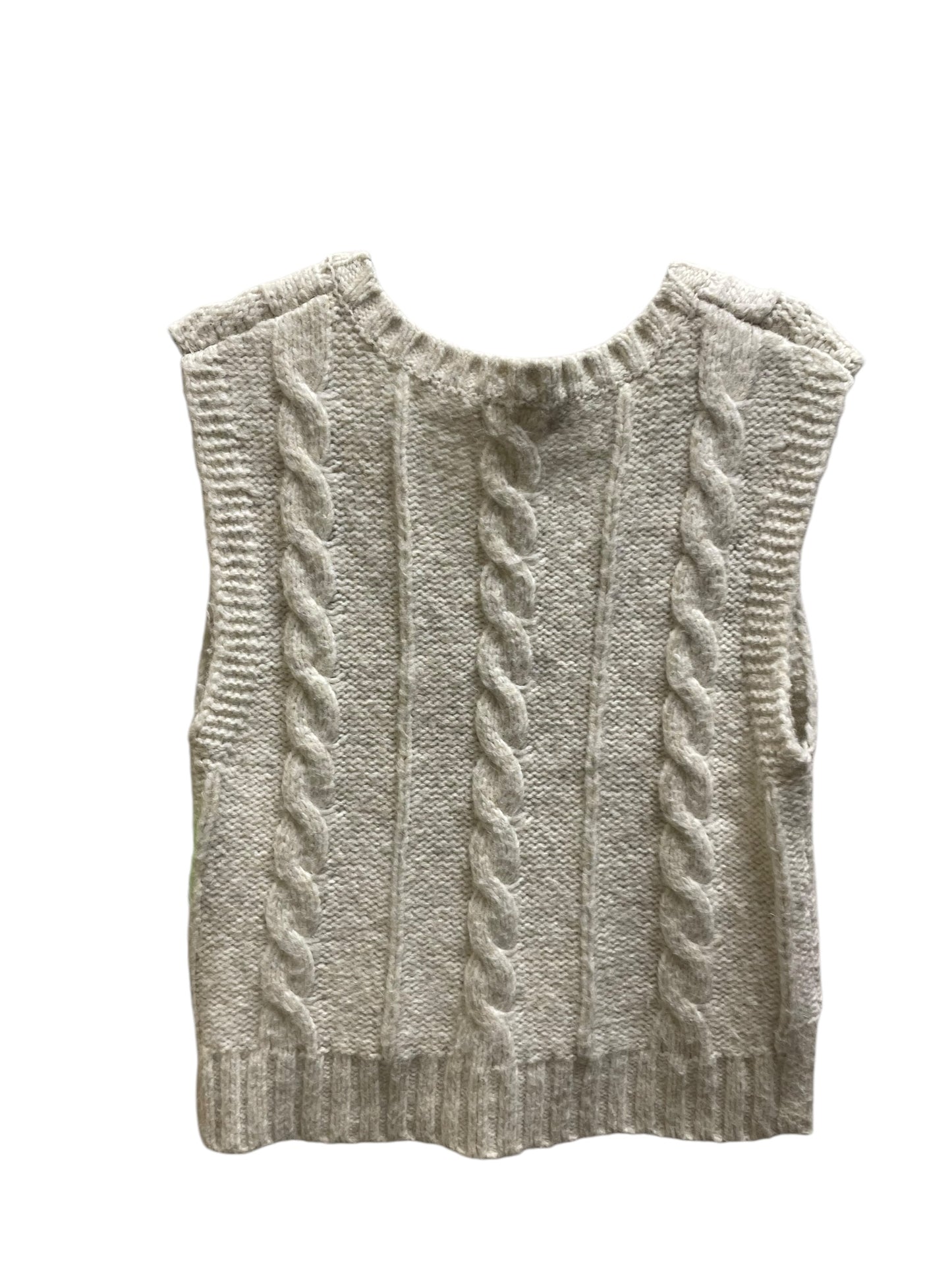 Vest Sweater By American Eagle In Grey, Size: S