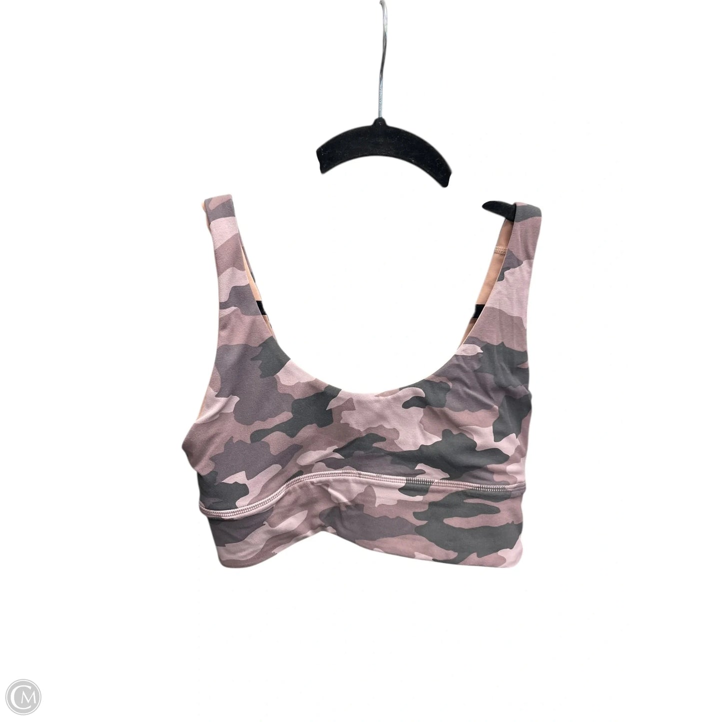 Athletic Bra By Lululemon In Camouflage Print, Size: 8