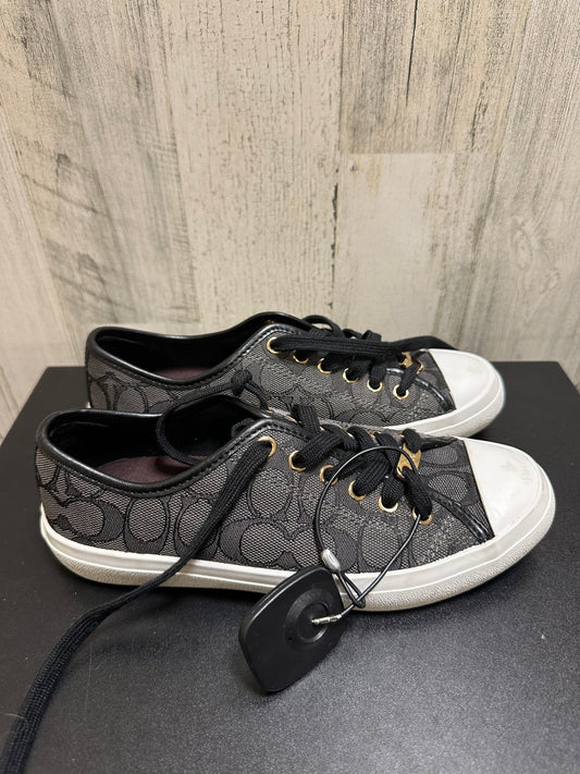 Black Shoes Flats Coach, Size 6.5