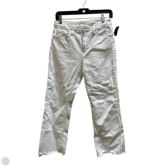 Jeans Straight By Clothes Mentor In White, Size: 6