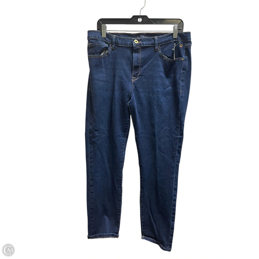 Jeans Skinny By Tommy Hilfiger In Blue Denim, Size: 14