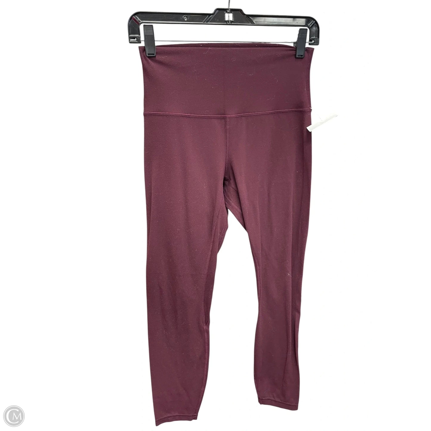 Athletic Leggings By Lululemon In Maroon, Size: 6