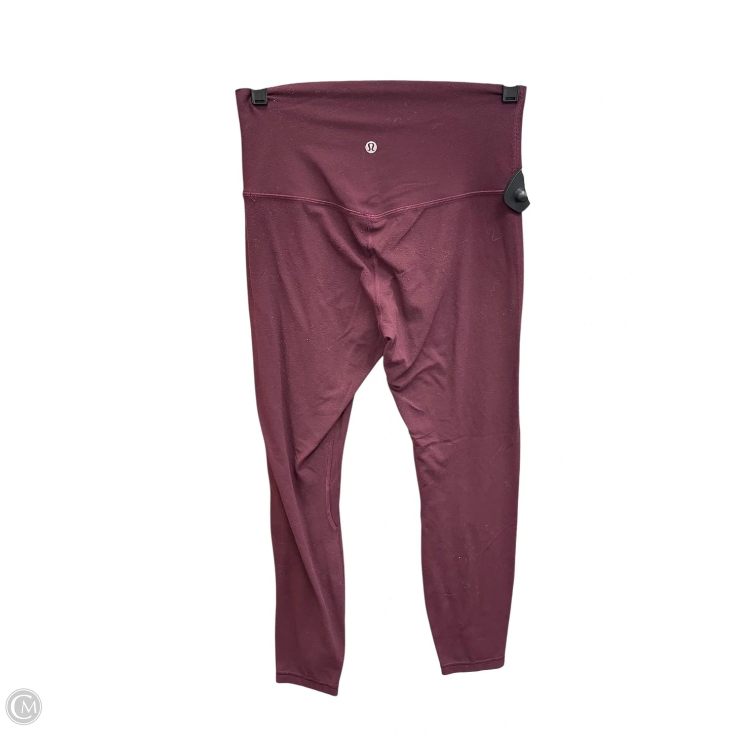 Athletic Leggings By Lululemon In Maroon, Size: 6