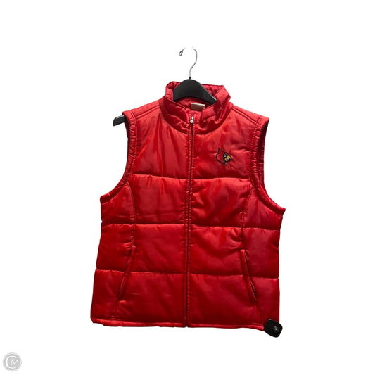 Vest Puffer & Quilted By Clothes Mentor In Red, Size: L