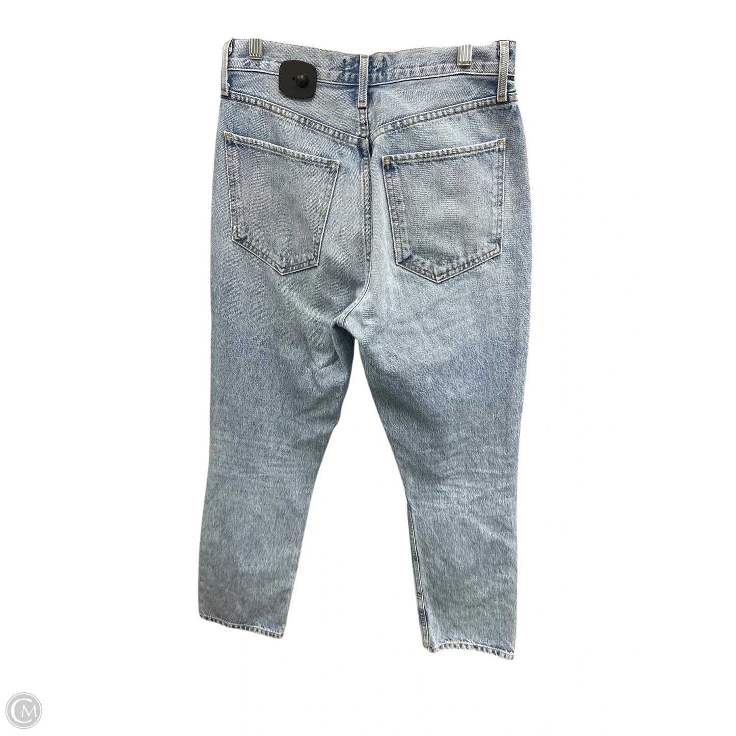 Jeans Straight By Agolde In Blue Denim, Size: 2