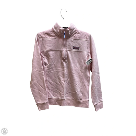 Sweatshirt Collar By Vineyard Vines In Pink, Size: S