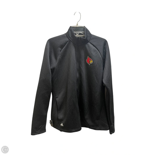 Athletic Jacket By Adidas In Black, Size: Xl