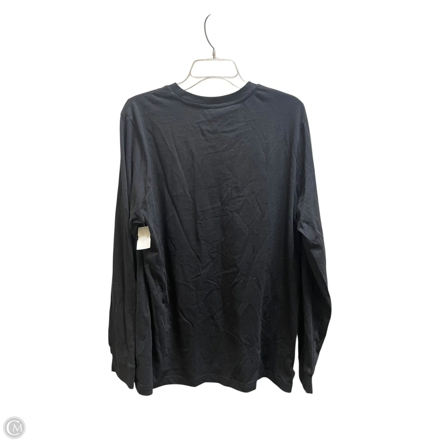 Top Long Sleeve By Adidas In Black, Size: L