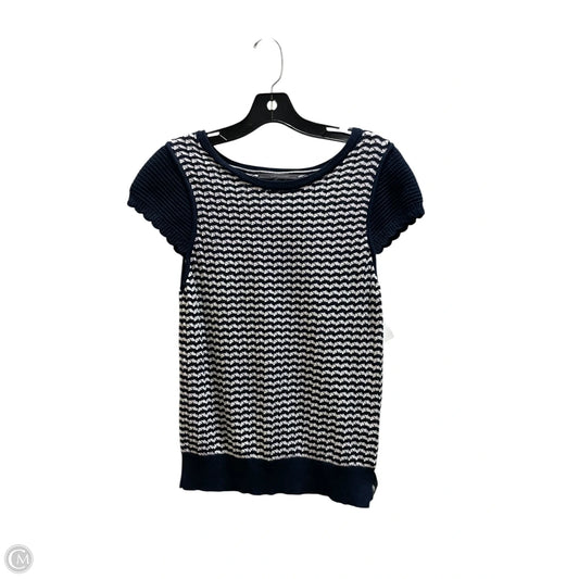 Top Sleeveless By Anthropologie In Navy, Size: M