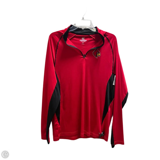 Athletic Jacket By Colosseum In Red, Size: M