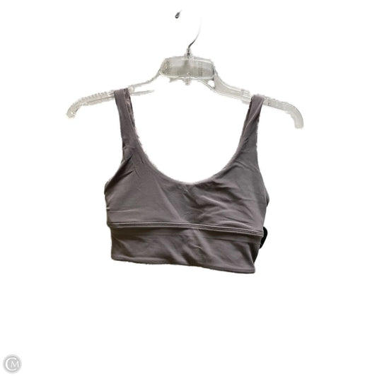 Athletic Bra By Lululemon In Grey, Size: 4