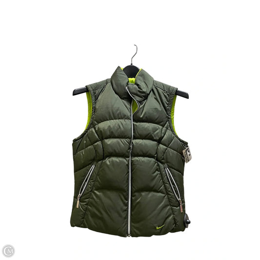 Vest Puffer & Quilted By Clothes Mentor In Green, Size: S