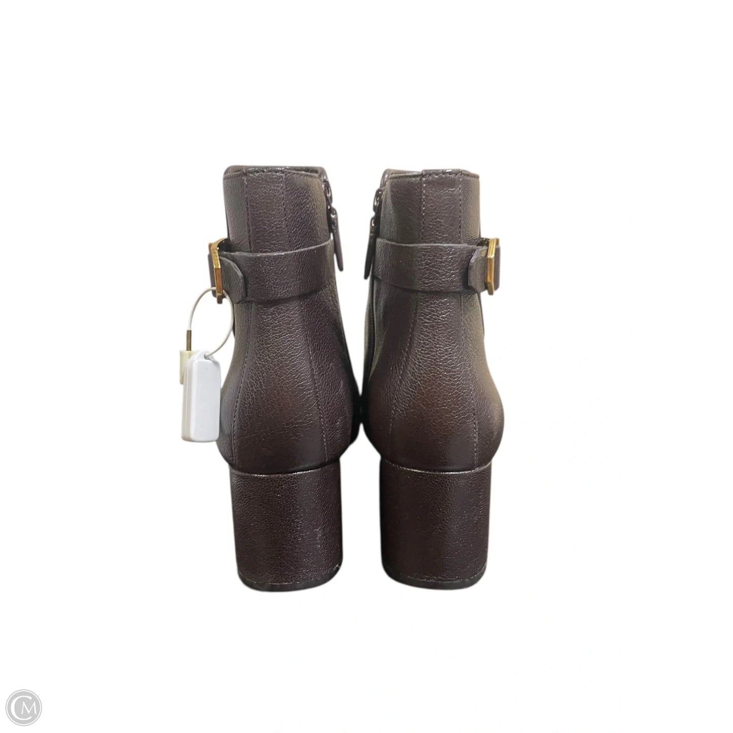 Boots Ankle Heels By Cole-haan In Brown, Size: 8