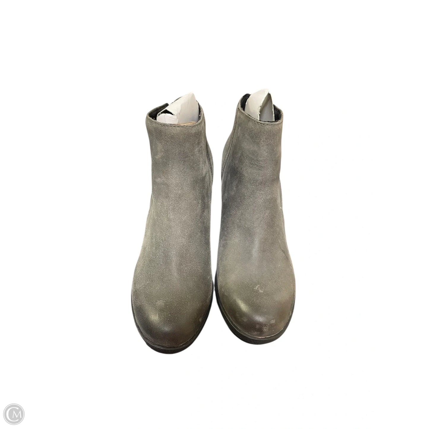 Boots Ankle Heels By Sorel In Grey, Size: 7