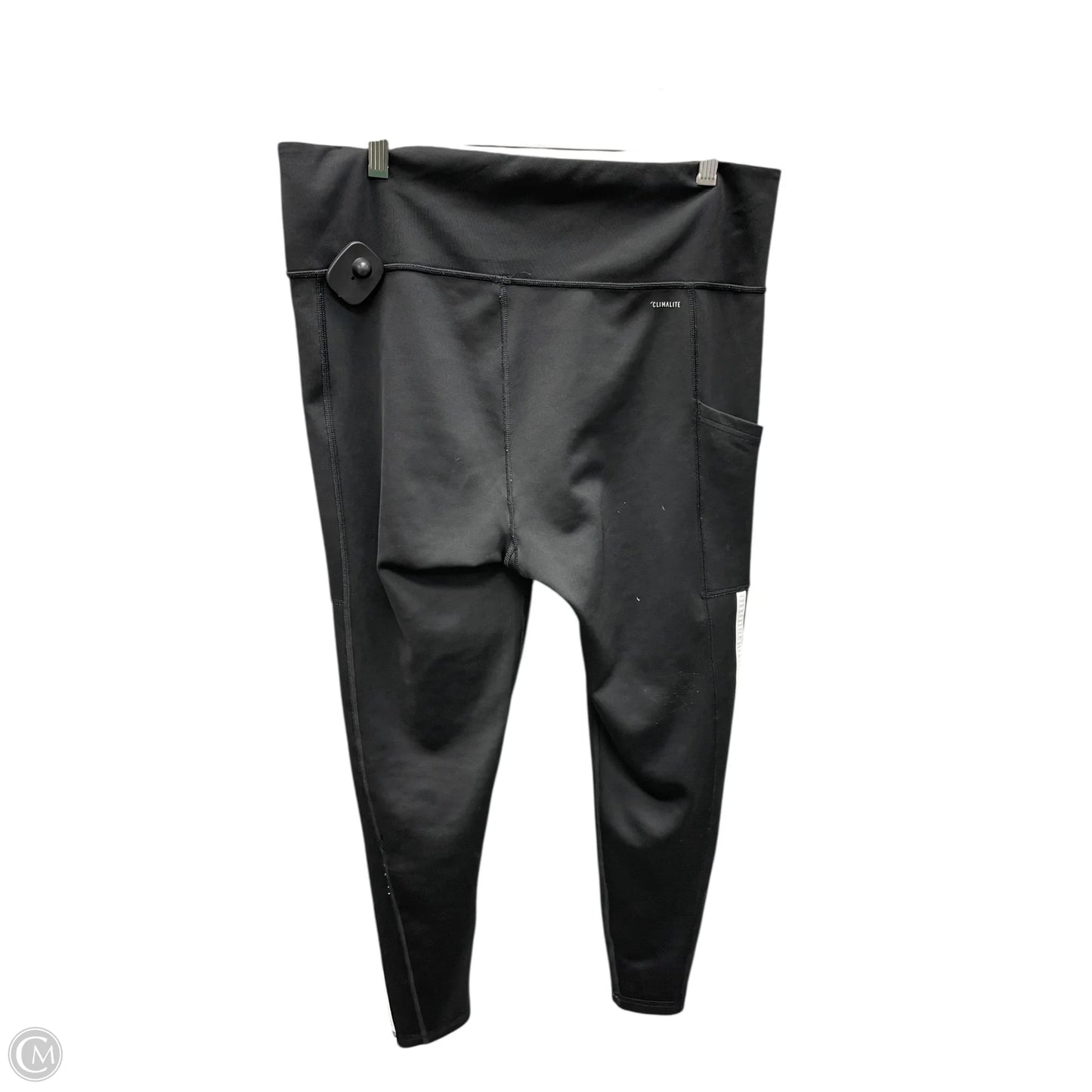 Athletic Leggings By Adidas In Black, Size: Xl