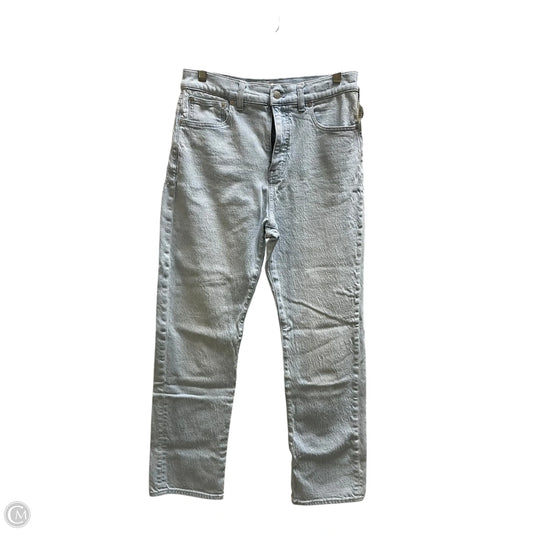 Jeans Straight By Madewell In Blue Denim, Size: 6