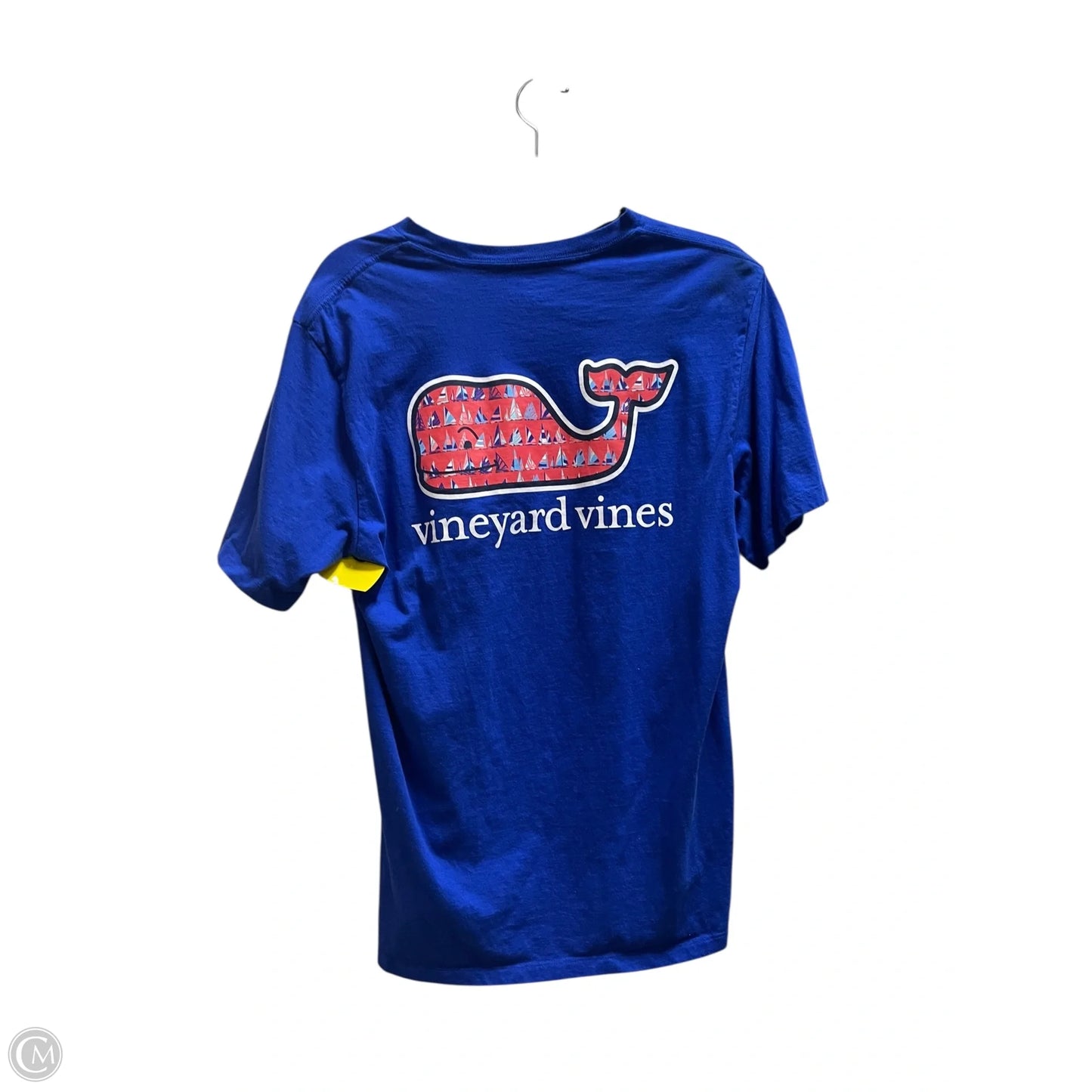 Top Short Sleeve By Vineyard Vines In Blue, Size: M