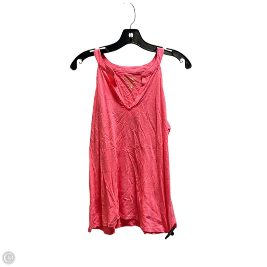 Top Sleeveless Designer By Lilly Pulitzer In Pink, Size: L
