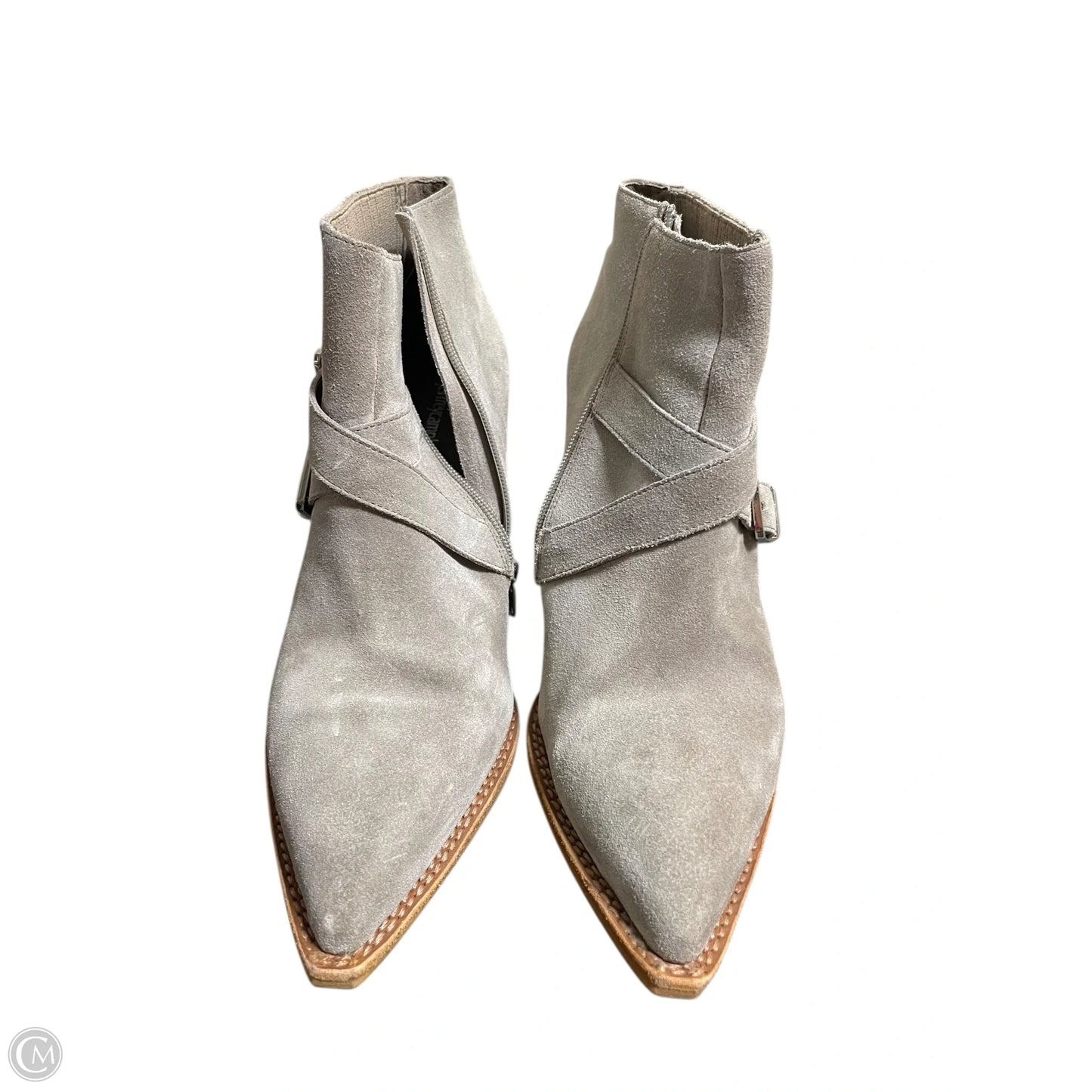 Boots Ankle Heels By Jeffrey Campbell In Brown, Size: 9.5