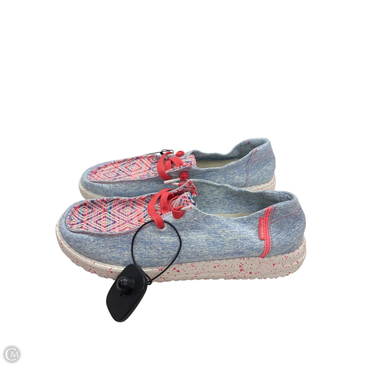 Shoes Flats By Hey Dude In Blue, Size: 10