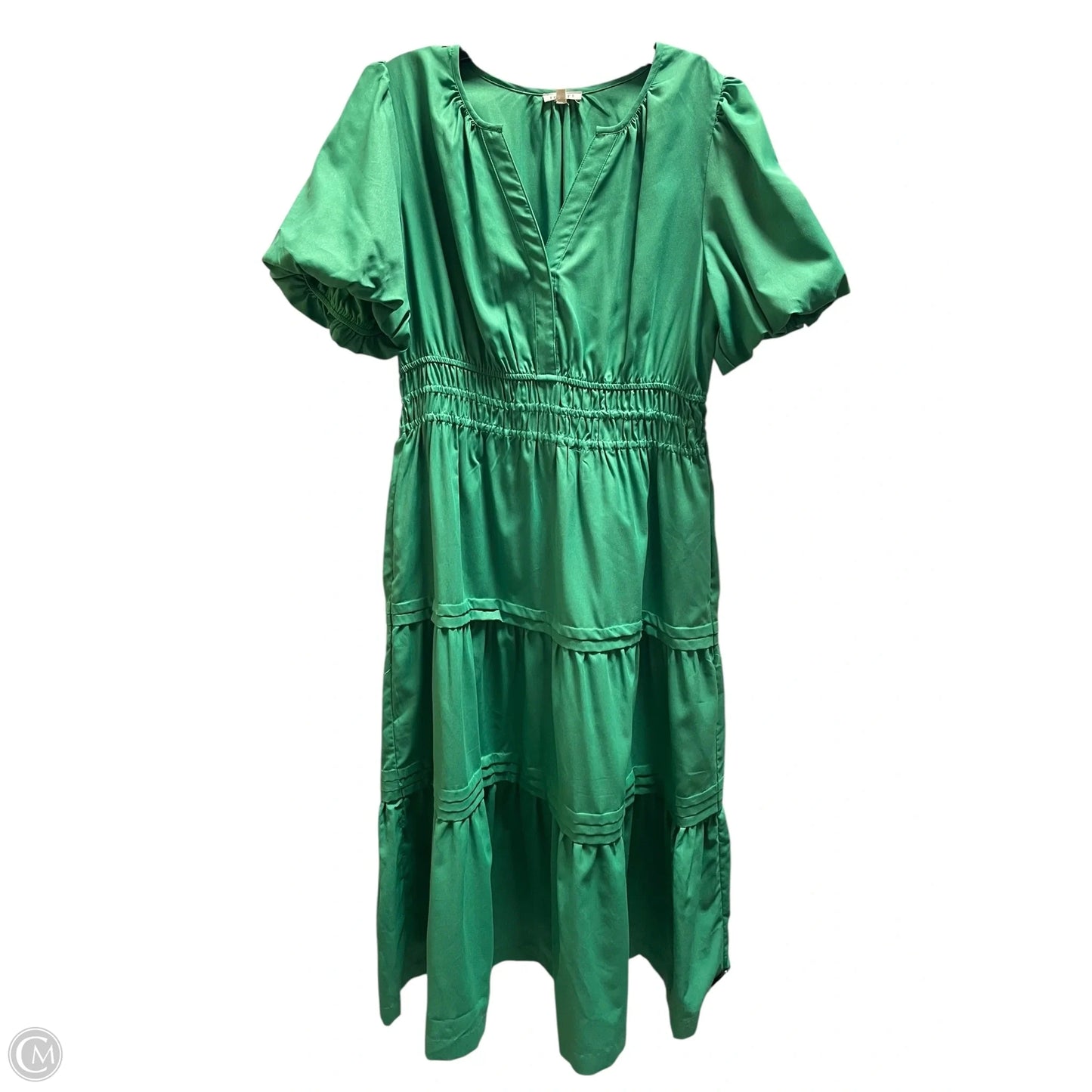 Dress Casual Midi By Jodifl In Green, Size: M