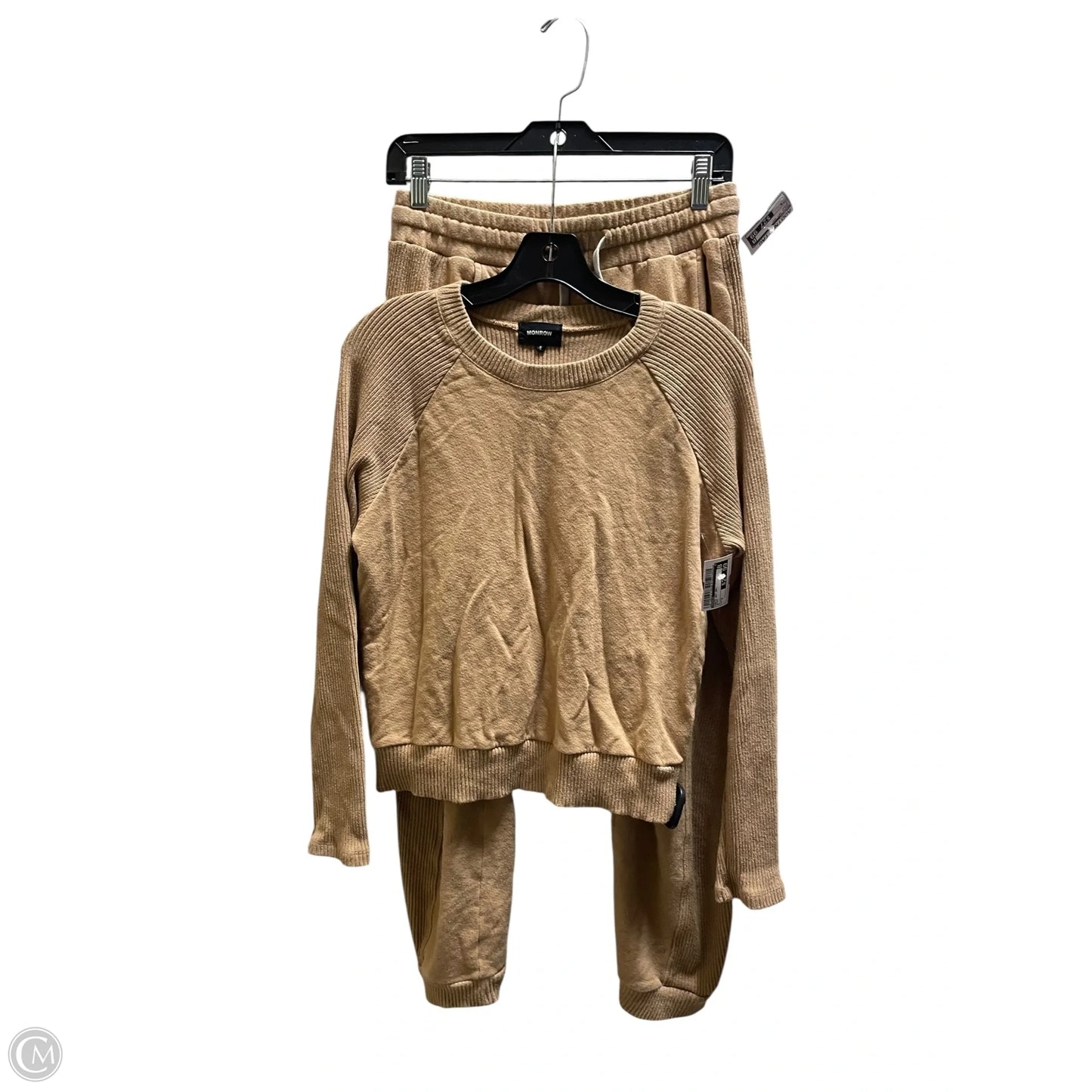 Pants Set 2pc By Monrow In Brown, Size: S