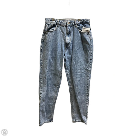 Jeans Straight By Zara In Blue Denim, Size: 10