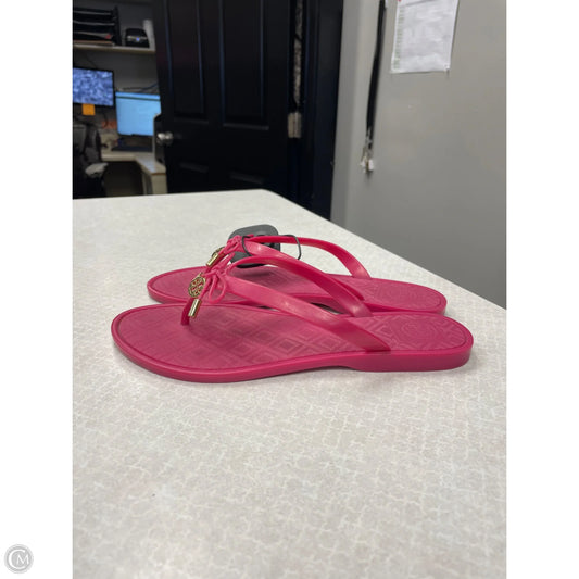 Sandals Designer By Tory Burch In Pink, Size: 7