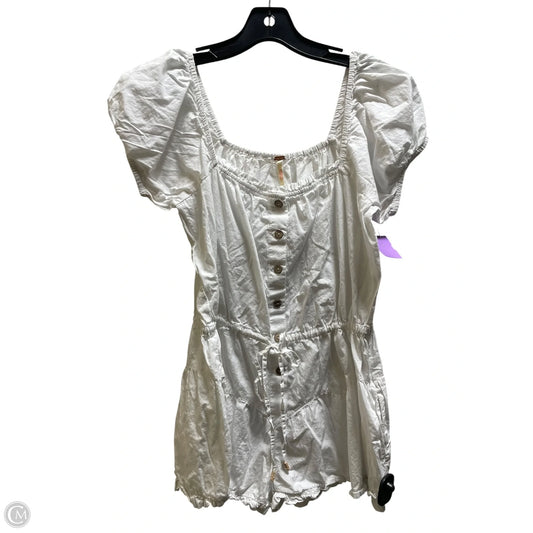 Romper By Free People In White, Size: Xs