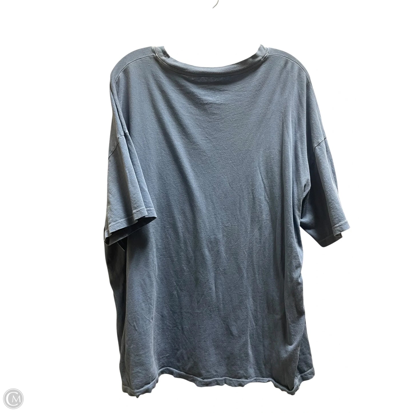 Top Short Sleeve By American Eagle In Blue, Size: L