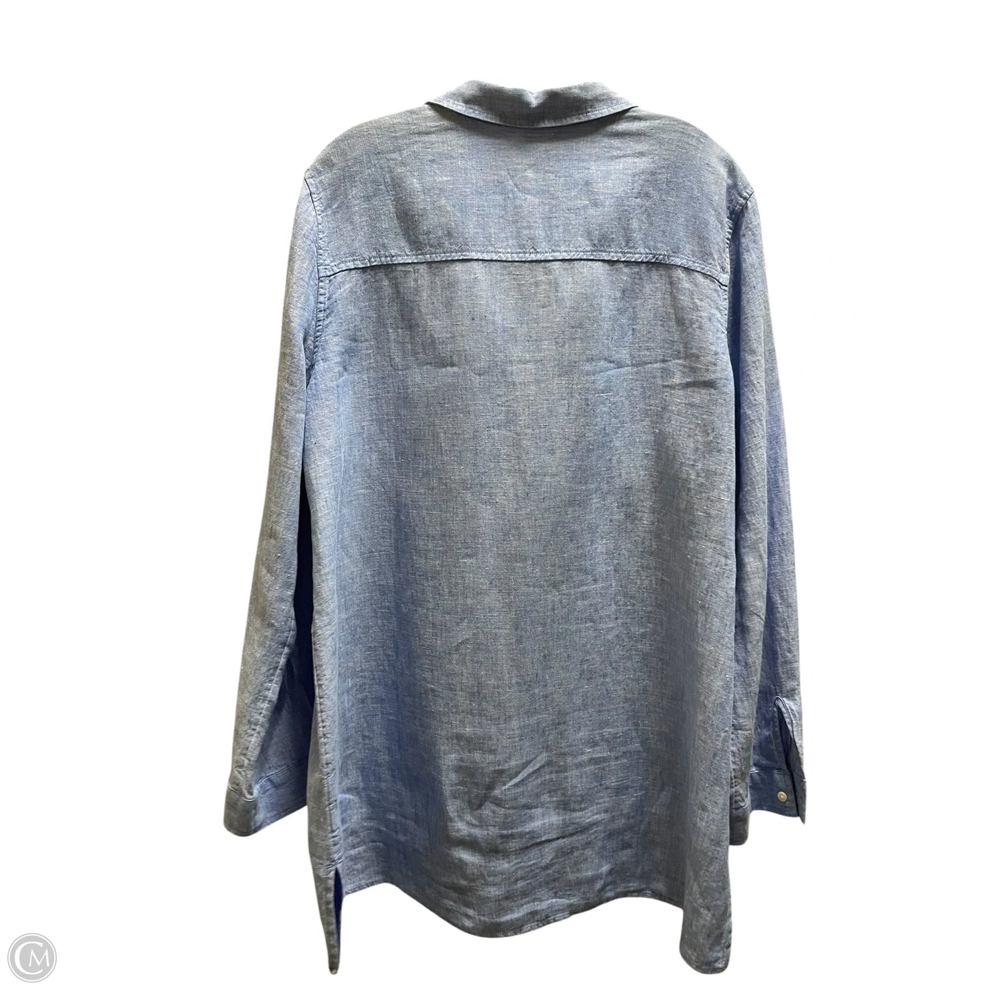 Top Long Sleeve Designer By Lilly Pulitzer In Blue, Size: Xl