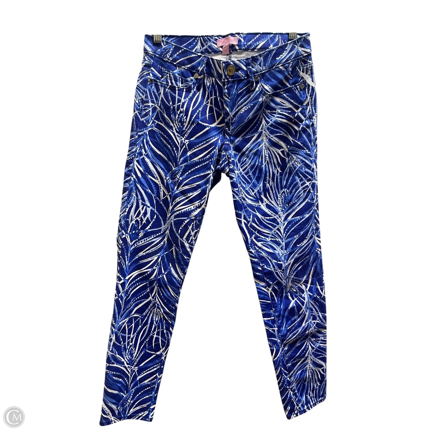 Pants Designer By Lilly Pulitzer In Blue, Size: 4