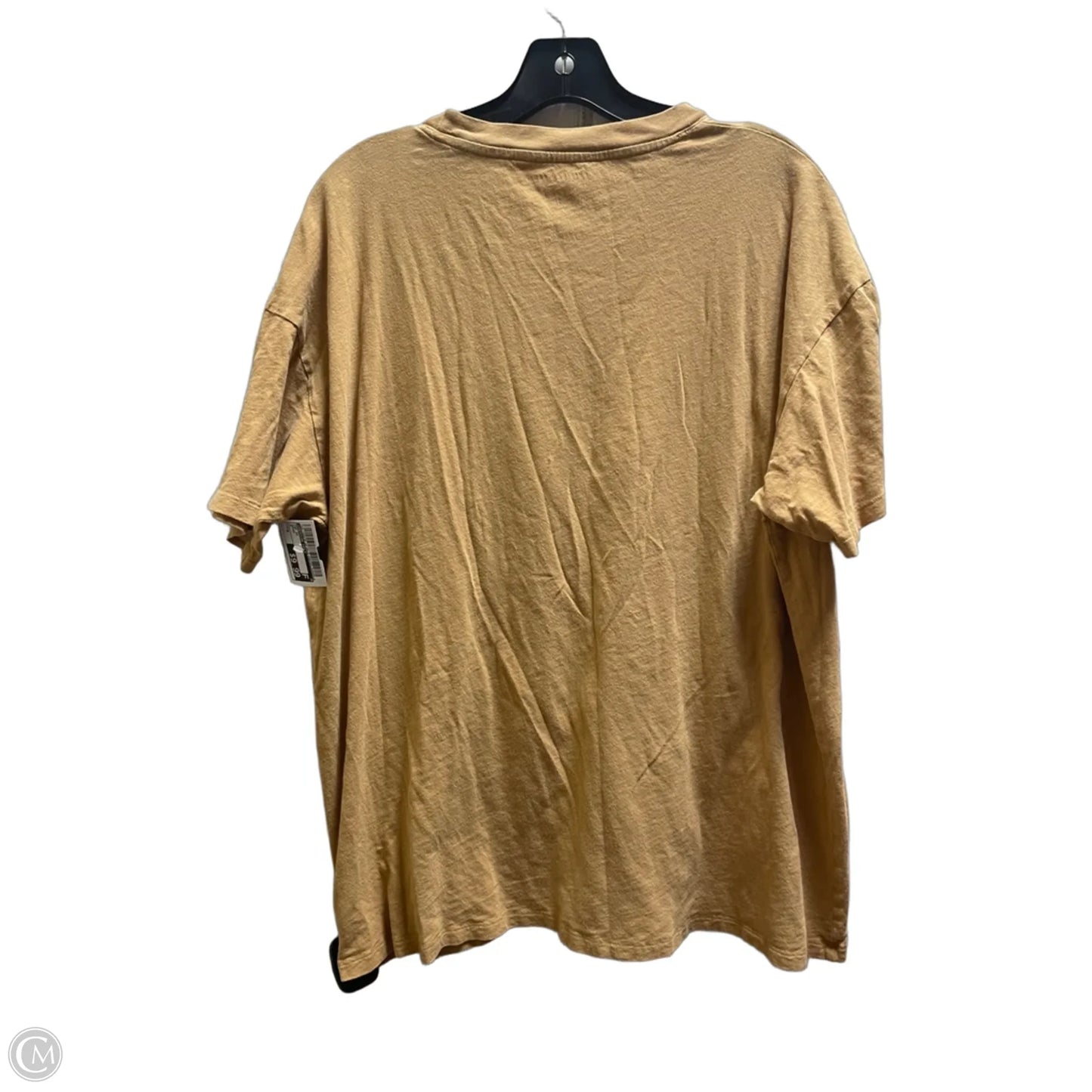 Top Short Sleeve By American Eagle In Brown, Size: M