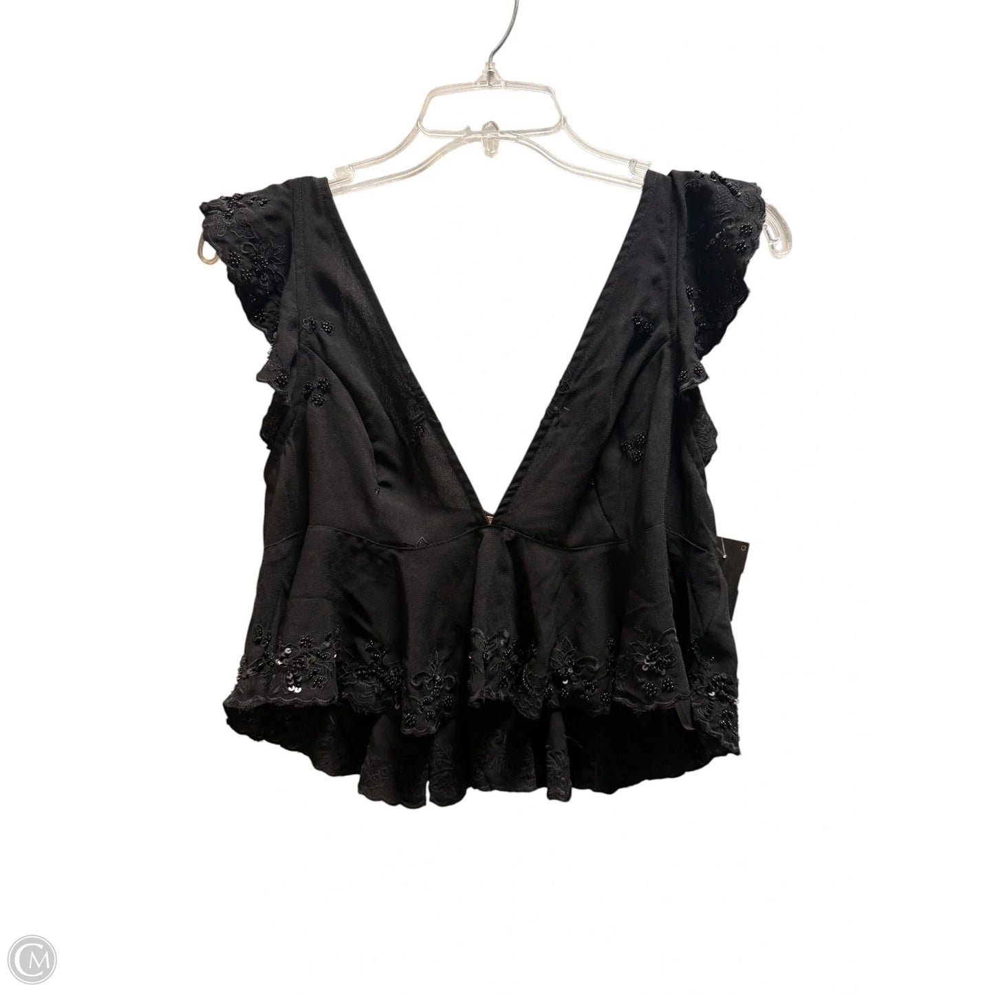 Top Sleeveless By Free People In Black, Size: M