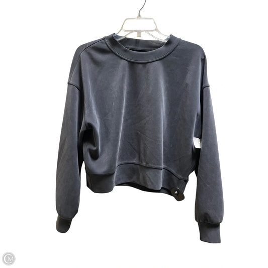 Athletic Sweatshirt Collar By Lululemon In Grey, Size: 4