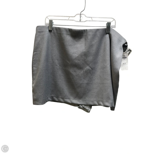 Skirt Mini & Short By Abercrombie And Fitch In Grey, Size: Xl