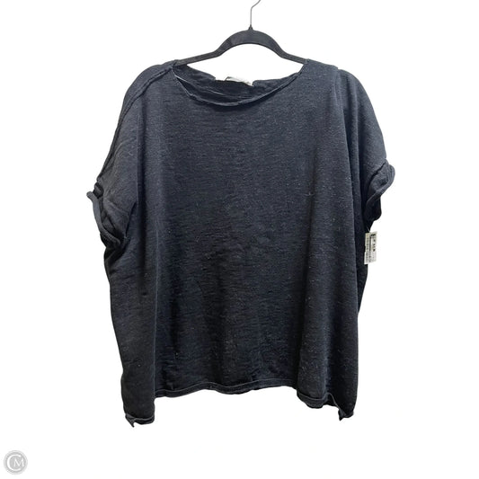 Top Short Sleeve By Free People In Black, Size: S