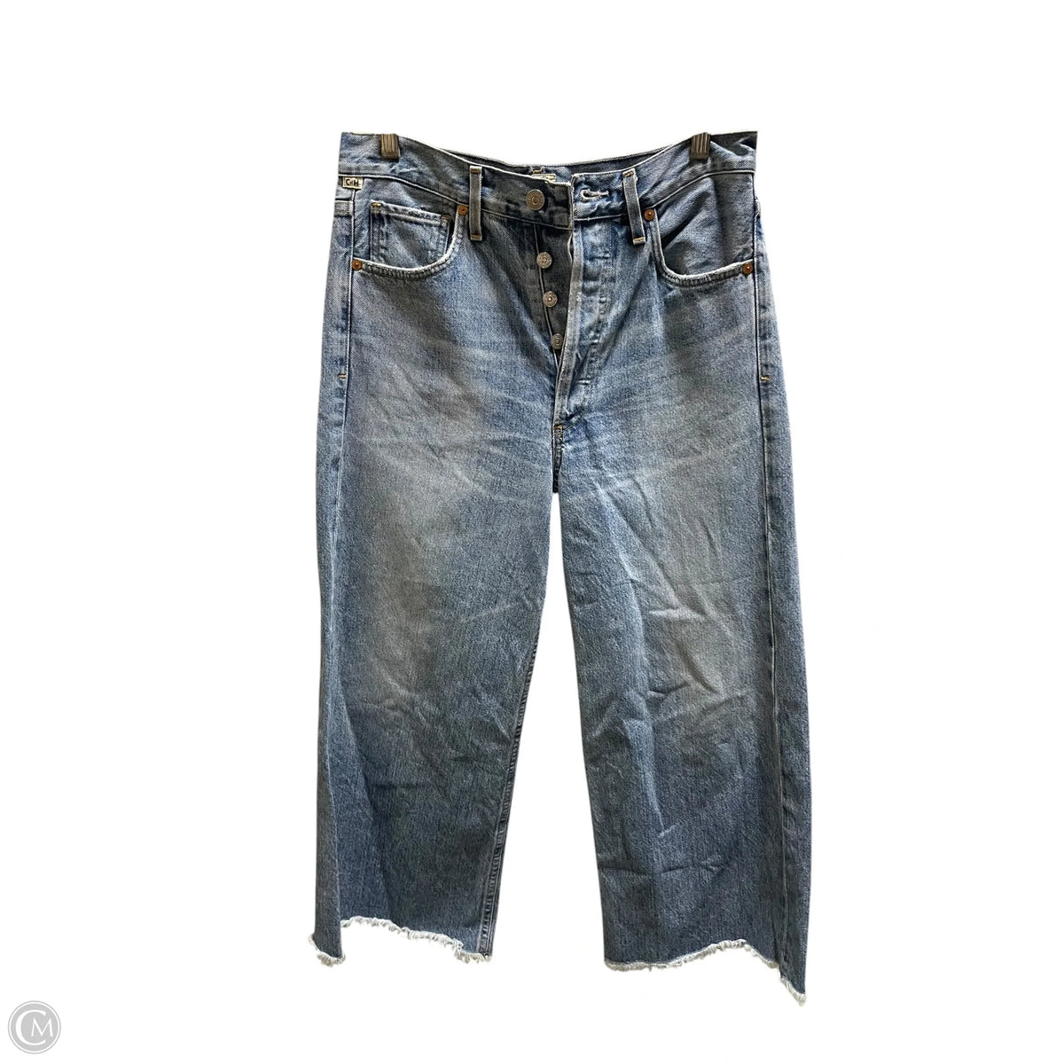 Jeans Straight By Citizens Of Humanity In Blue Denim, Size: 4