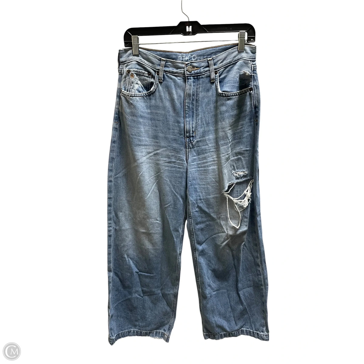 Jeans Straight By Etica In Blue Denim, Size: 4