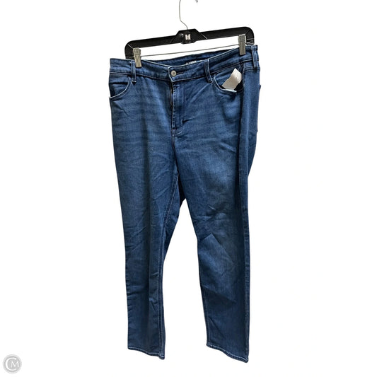 Jeans Boot Cut By Old Navy In Blue Denim, Size: 14
