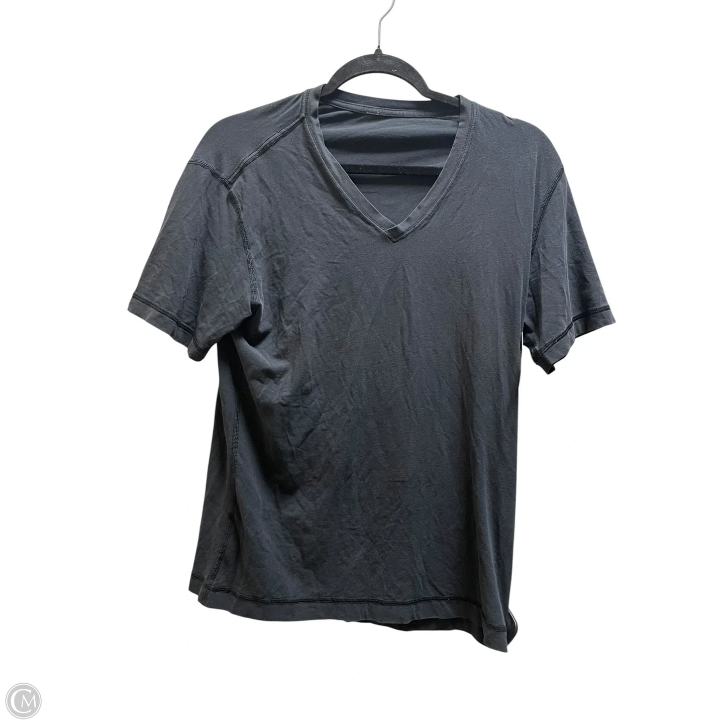 Top Short Sleeve By Lululemon In Black, Size: S