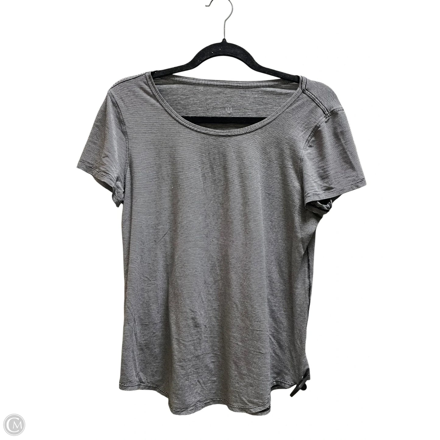 Top Short Sleeve By Lululemon In Black, Size: S