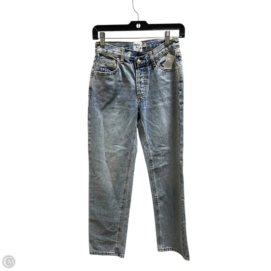 Jeans Wide Leg By Princess Polly In Blue Denim, Size: 0