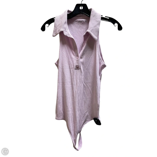 Top Sleeveless By Abercrombie And Fitch In Pink, Size: M