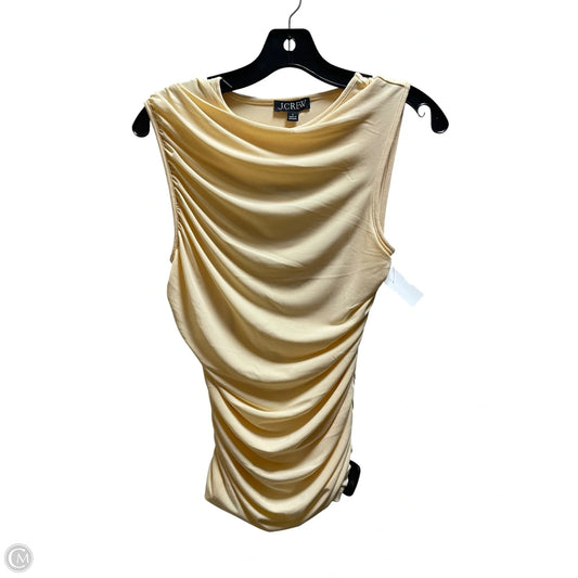 Top Sleeveless By J. Crew In Yellow, Size: S